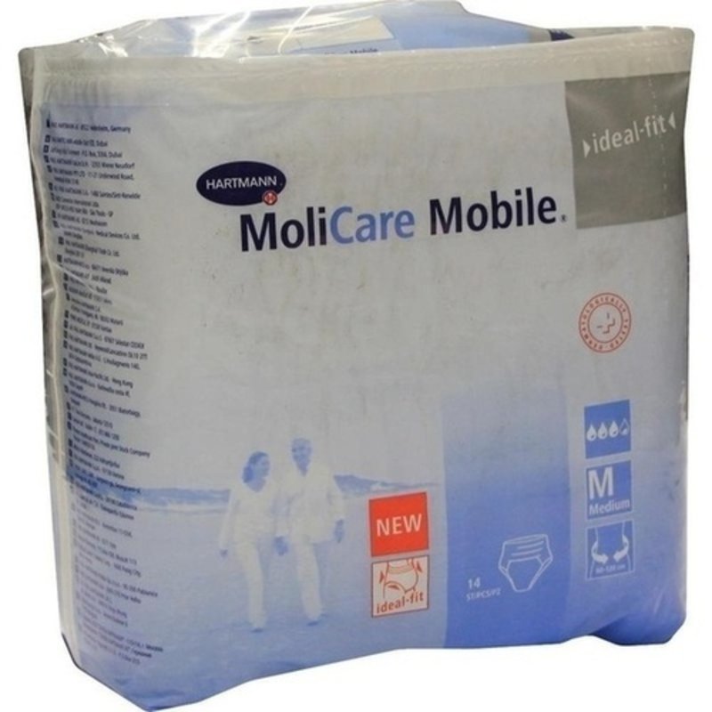 Molicare Mobile Inkontinenz Slip Gr. 2 medium 14 ST PZN 00648468 - PK/14