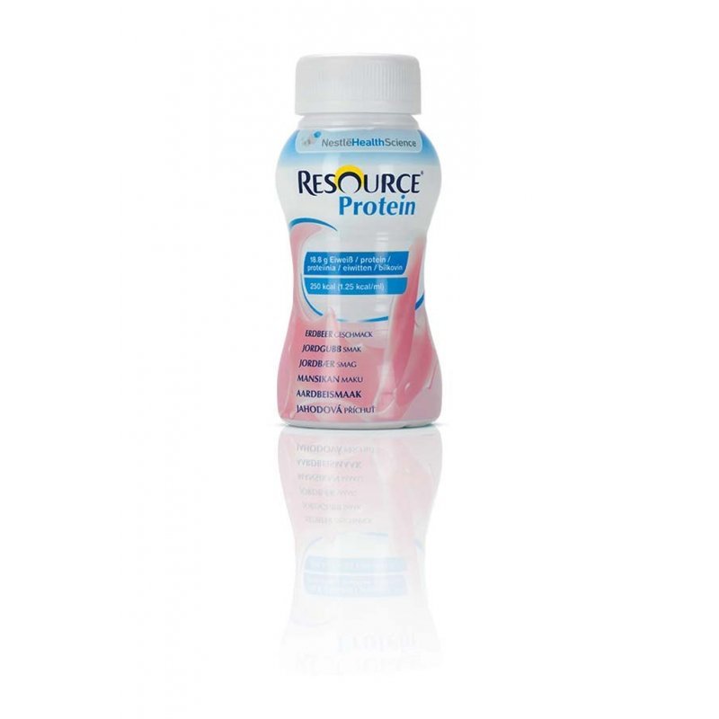 Resource Protein Drink Erdbeere 6x4x200ml PZN 00723862 - PK/4X6