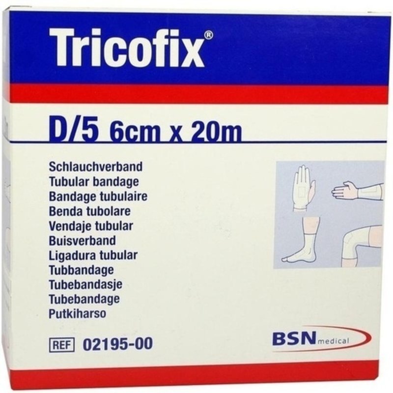 Tricofix Schlauchverband Gr. D 6cmx20m 1 ST PZN 01868976 - ST