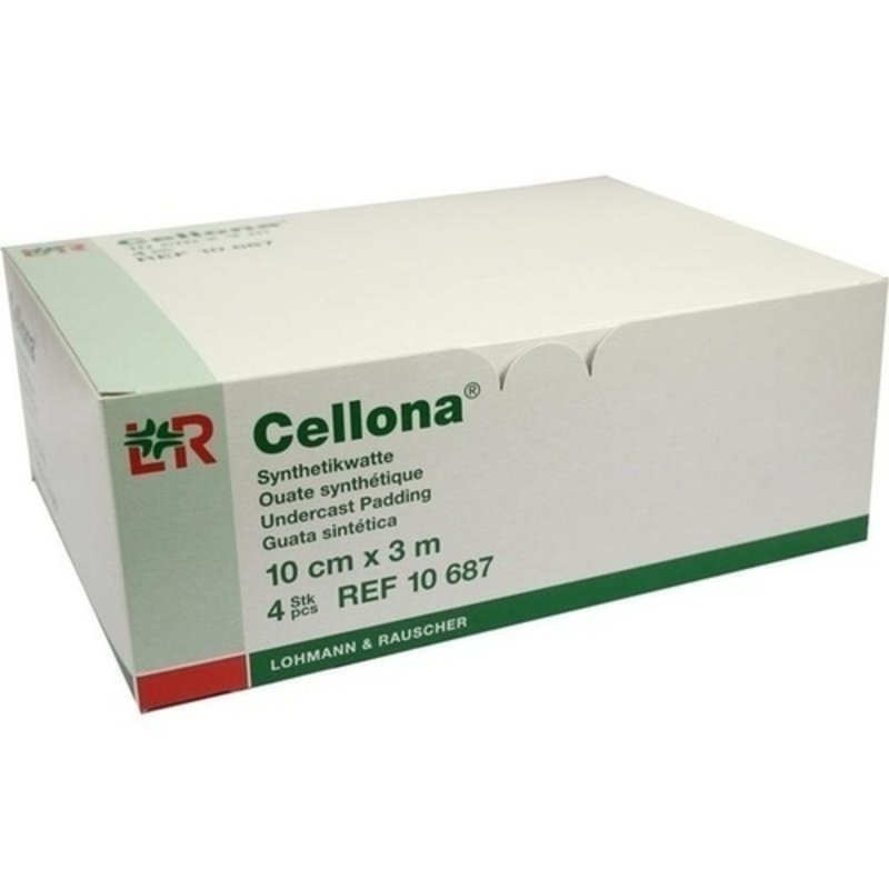 Cellona Synthetikwatte 10cmx3m 10687  4 ST PZN 02765468 - PK/4