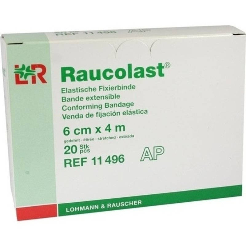 Elafix Binden Raucolast 6cm o. Zellglas 20 ST PZN 03807677 - PK/20