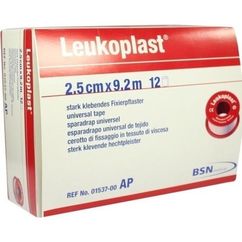 Leukoplast 9,2mx2,50cm 1537 12 ST PZN 04593511 - PK/12