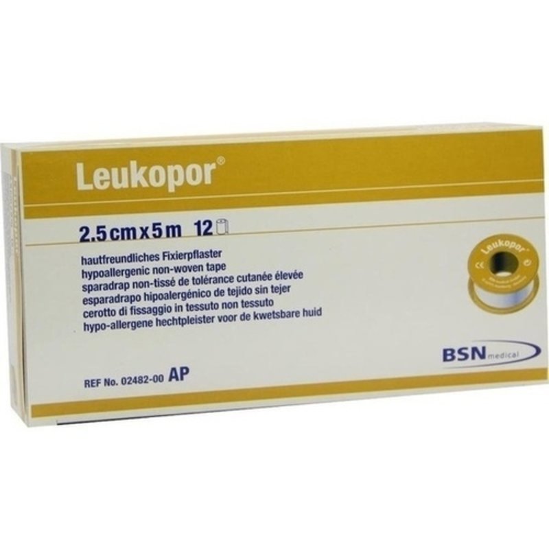 Leukopor 5mx2,50cm 2482 12 ST PZN 04593586 - PK/12