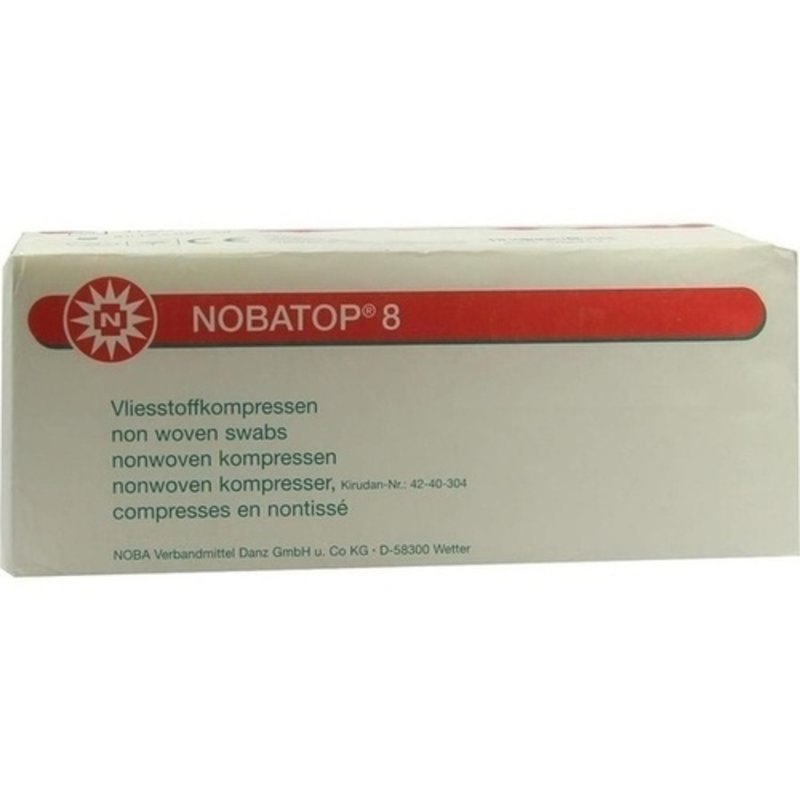 Nobatop 8 Kompressen 7,5x7,5cm unsteril 200 ST PZN 07099177 - PK/200