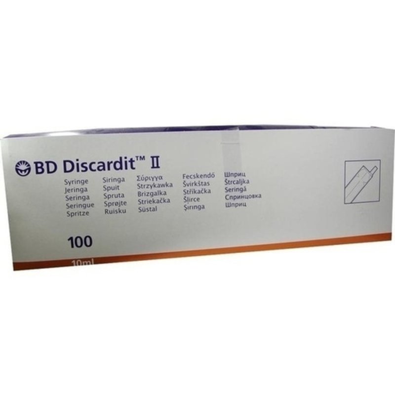 BD Discardit II Spritze 80x20 ml PZN 07358756 - PK/80