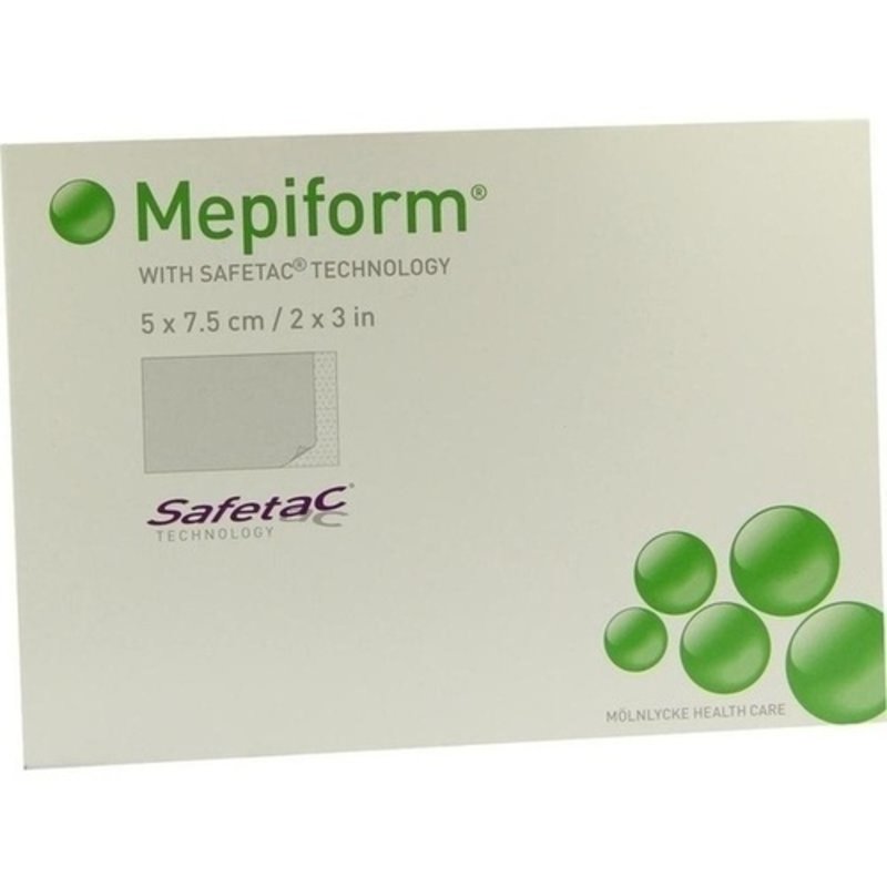 Mepiform 5x7,5cm Verband 5 ST PZN 08655574 - PK/5