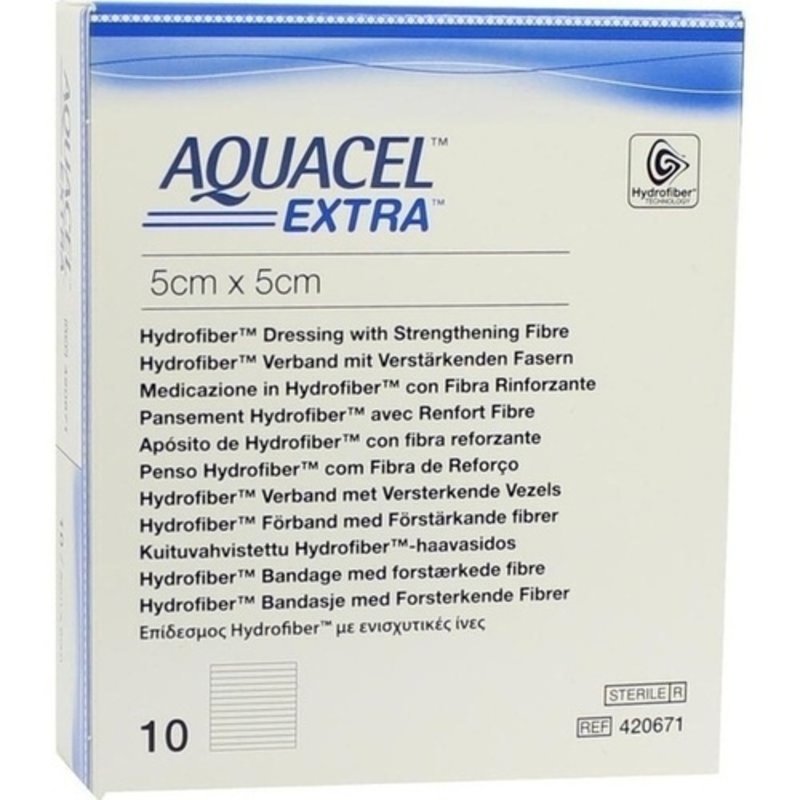 Aquacel Extra 5x5cm Kompressen 10 ST PZN 09078831 - PK/10