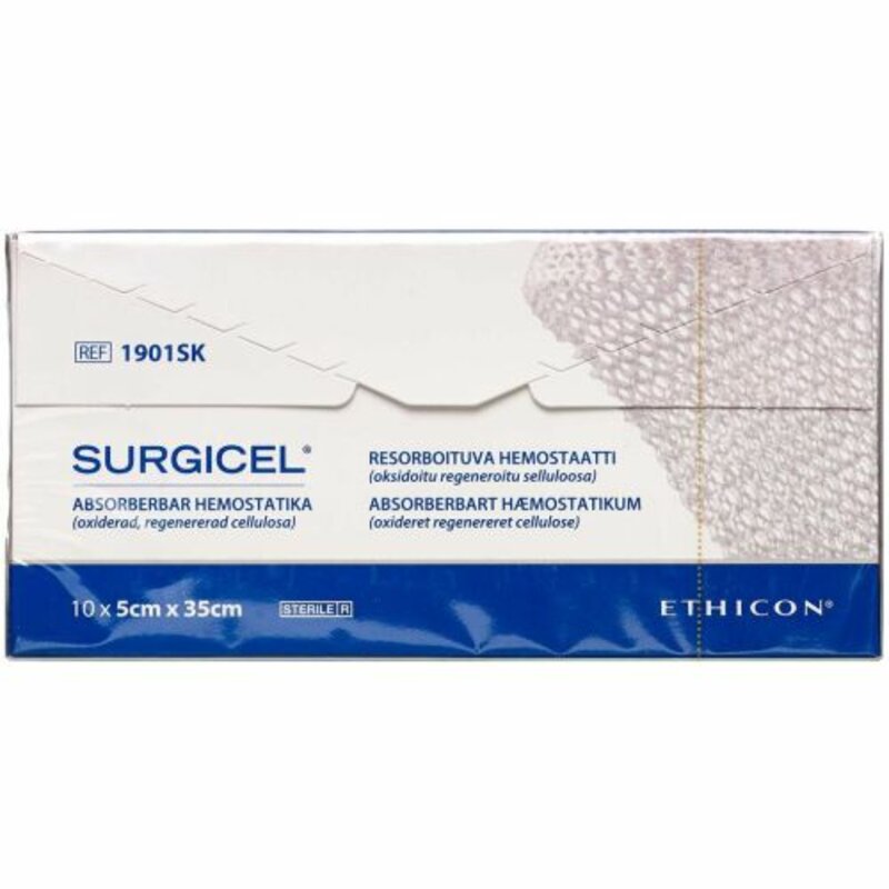 SURGICEL 5x35 cm resorbierb.Hämostyptikum 10 St