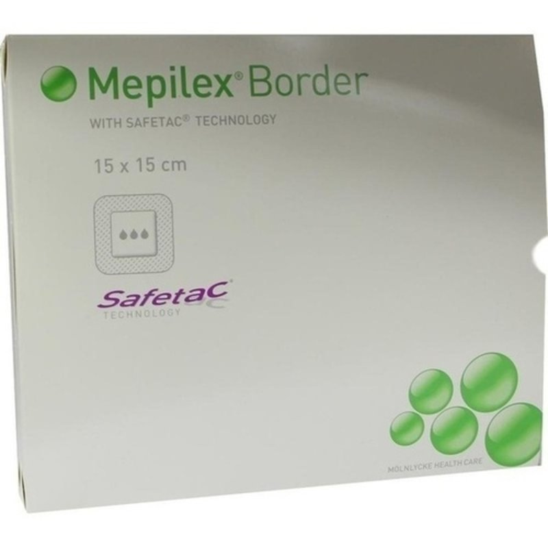 Mepilex Flex Border Flex Schaumverband 15x15cm 10 ST - PK/10 - PZN 12596021