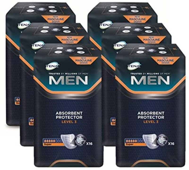 Tena Men Level 3 Einlagen 6x16 ST PZN 10004944