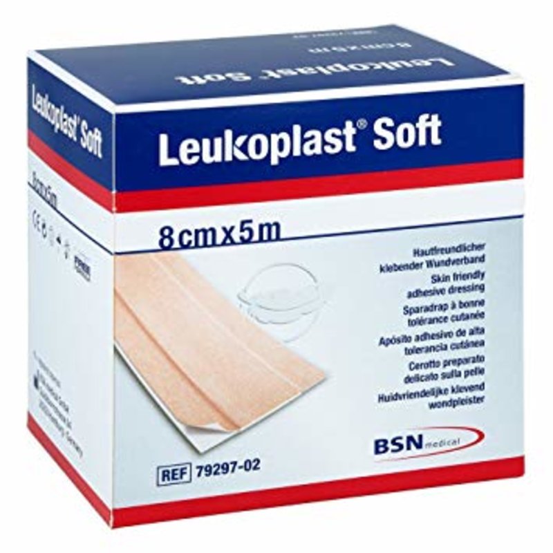 Leukoplast Soft Pflaster 8 cm x 5 m Rolle