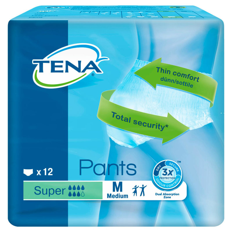 TENA Pants super Medium Einweghose 4x12 ST PZN 09703619