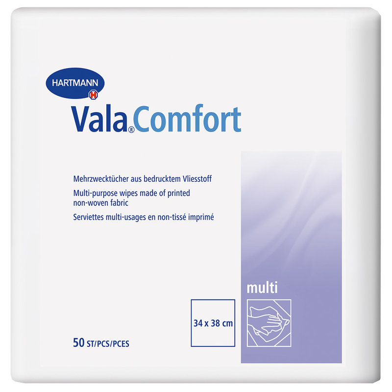 Valacomfort multi Mehrzwecktücher 34x38cm 50 ST PZN 03154608 - PK/50