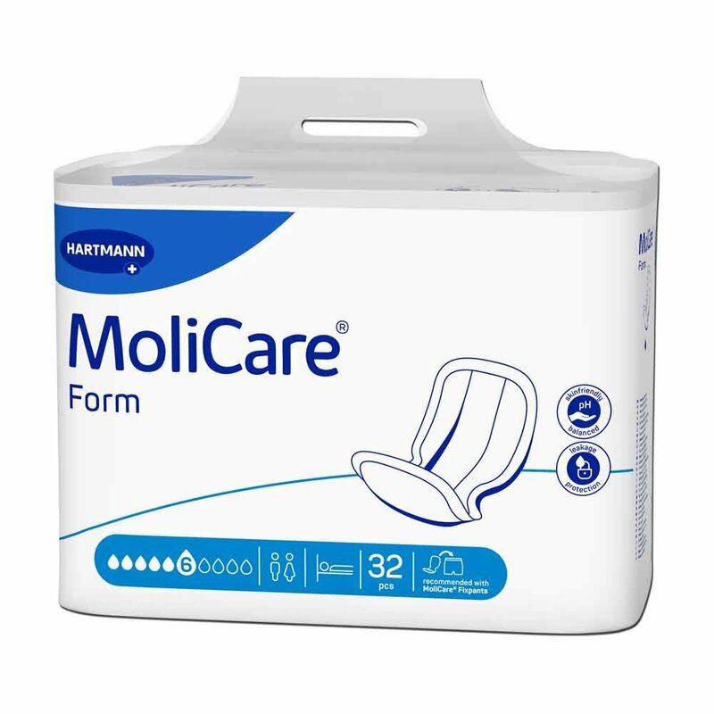 Molicare Form 6 Tropfen - 4 x 32 Stk.- Spar-Paket