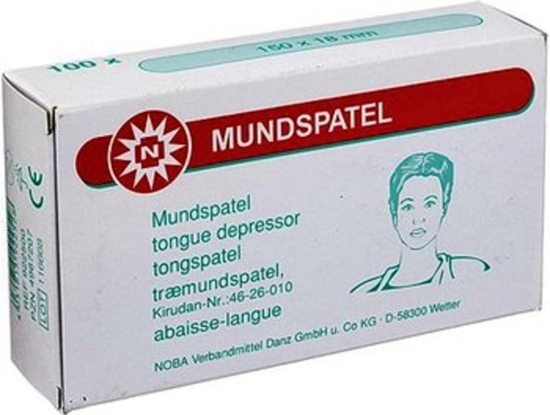 Mundspatel Erwachsene 150x18mm 100 ST PZN 04967207 - PK/100