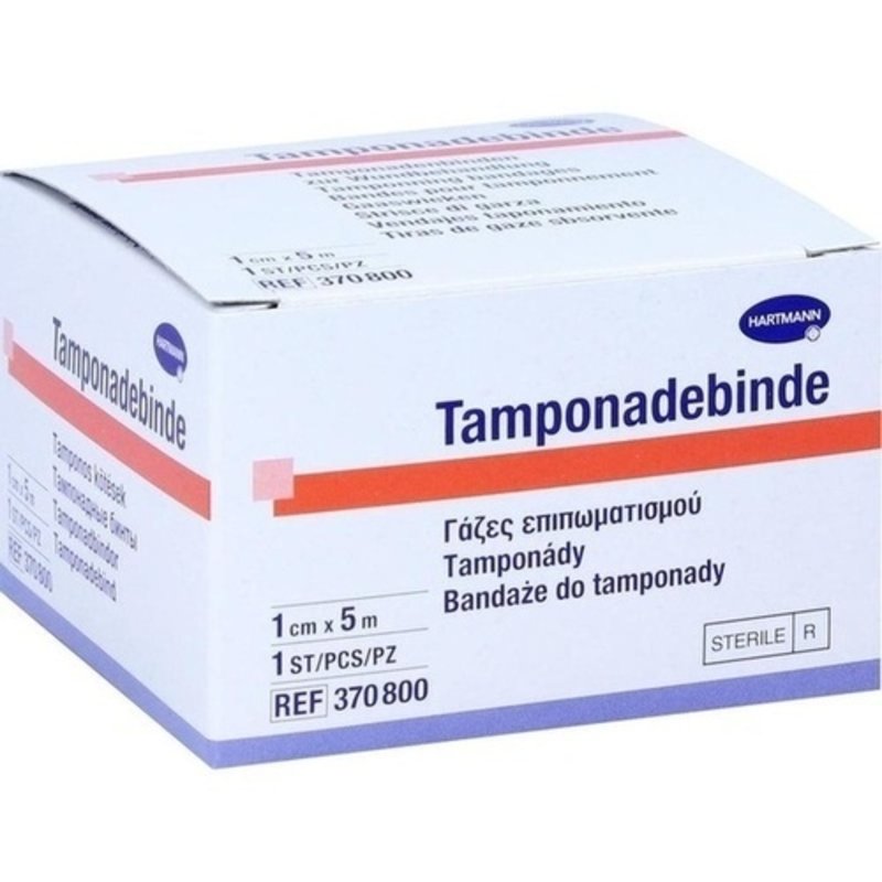 Tamponadebinde 5mx1cm steril Hartmann 1 ST PZN 01002981 - ST