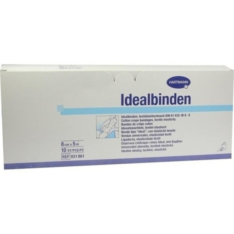 Idealbinde Hartmann 8cmx5m 10 ST PZN 01574387 - PK/10