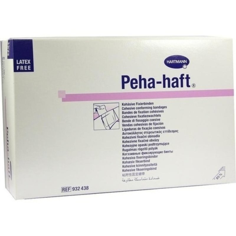 Peha Haft Fixierbinde latexfrei 8cmx20m 6 ST PZN 03544864 - PK/6 - Nacholge 8 Stk. PZN 12550384