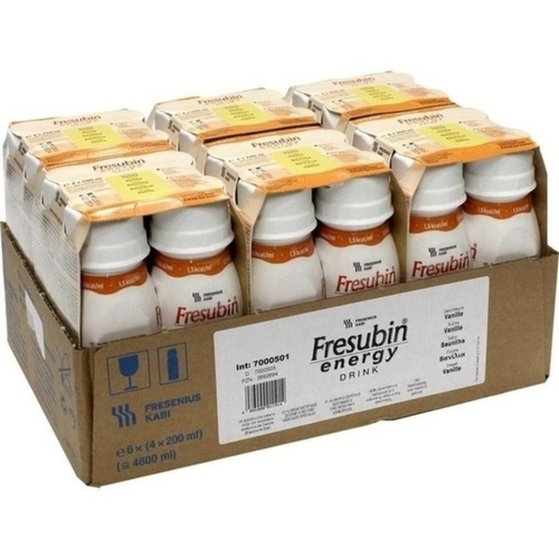 Fresubin Energy Drink Vanille Trinkflasche 6x4x200 ml PZN 03692694