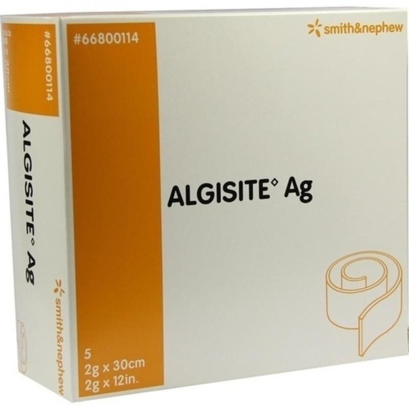 Algisite AG Tamponaden 2g 30cm 5 ST PZN 03797677 - PK/5 - Nachfolge-Artikel Durafiver AG 4x30cm - Artikel 66800585