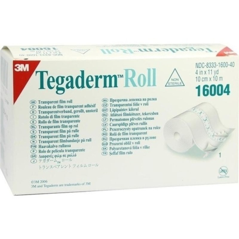 Tegaderm 3M Pflaster 10cmx10m Rolle 16004  1 ST PZN 03816512 - ST