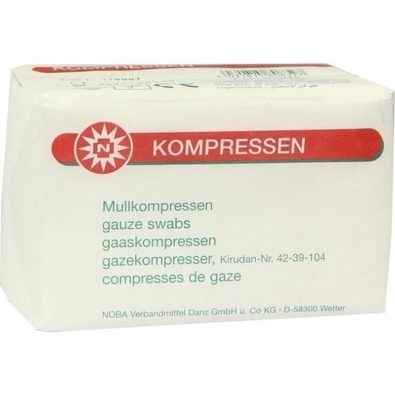 Mullkompressen 7,5x7,5cm 8-fach unsteril 100 ST PZN 07099668 - PK/100