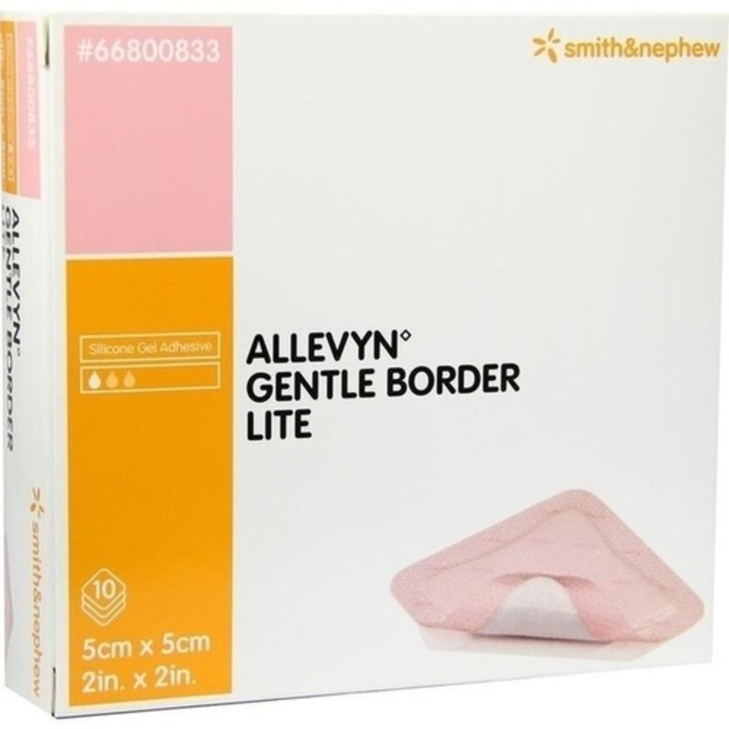 Allevyn Gentle Border Lite 5x5cm Verband 10 ST PZN 09431196 - PK/10