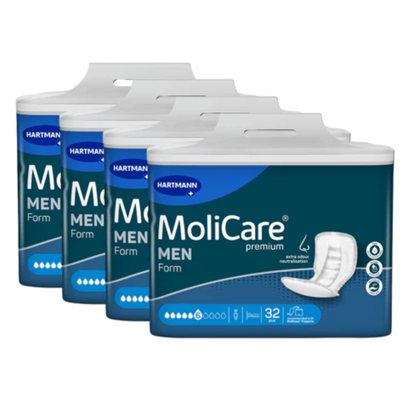 MoliCare Premium Form MEN 6 Tropfen - 4 x 32 Stk.