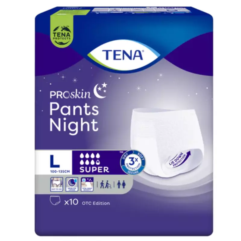 TENA Pants Night Super L bei Inkontinenz - 1x10 Stück - Aktionspreis