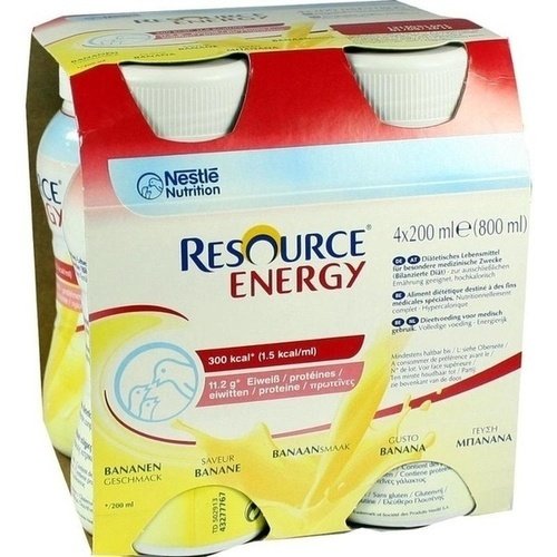 Resource Energy Banane 4x200ml PZN 00183070 - PK/4