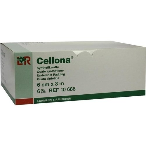 Cellona Synthetikwatte 6cm x 3m Rolle 6 ST PZN 02765451 - PK/6