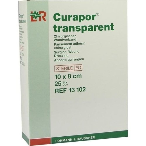 Curapor Wundverband steril transparent 8x10cm 25 ST PZN 02913756 - PK/25