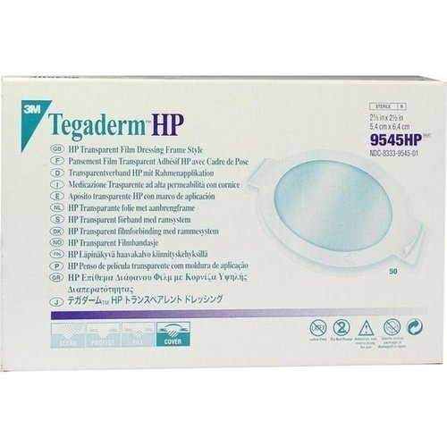 Tegaderm 3M Transpar.Verb. oval 5,4x6,4cm 9545HP 50 ST PZN 03101121 - PK/50