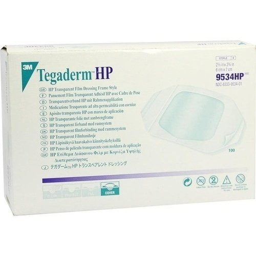 Tegaderm 3M Transpar.Verb. 6x7cm 9534HP 100 ST PZN 03106489 - PK/100