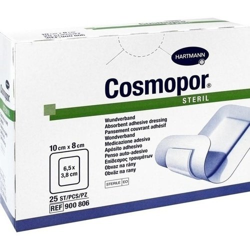 Cosmopor steril 10x8cm 25 ST PZN 04302034 - PK/25