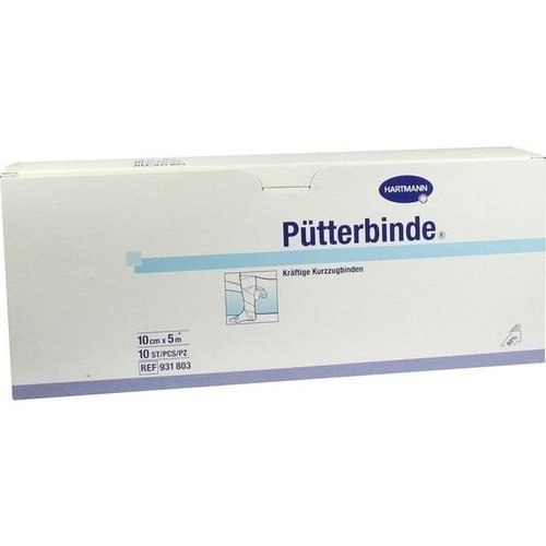 Pütter Binde 10cmx5m 10 ST PZN 04940958 - PK/10 - Nachfolge Artikel 931822