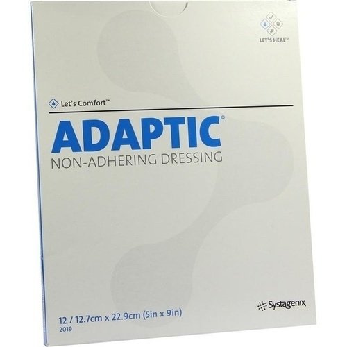 Adaptic 12,7x22,9cm feuchte Wundauflage 12 ST PZN 06641036 - PK/12