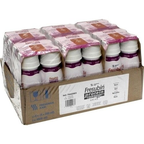 Fresubin Protein Energy Drink Nuss Trinkflasche 6x4x200 ml PZN 06698757 - ST