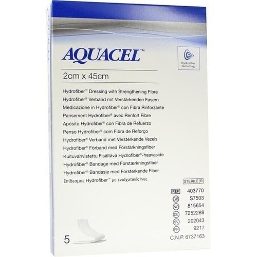 Aquacel Hydrosorption Tamponade 2x45cm 5 ST PZN 07252288 - PK/5