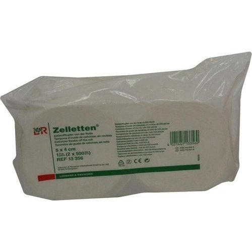 Zelletten Tupfer unsteril 4x5cm Rolle 2x500 ST PZN 07706016 - PK/2