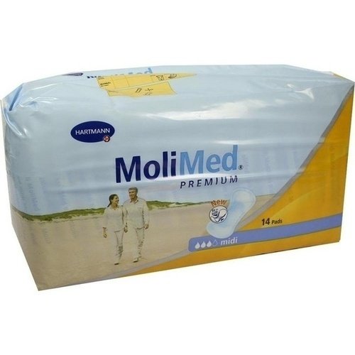 Molimed Premium midi 14 ST PZN 09069513 - PK/14 - Nachfolge MoliCare Pad 3 Tropfen