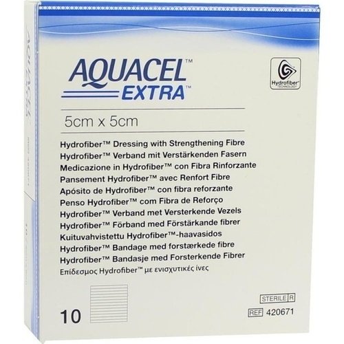 Aquacel Extra 5x5cm Kompressen 10 ST PZN 09078831 - PK/10