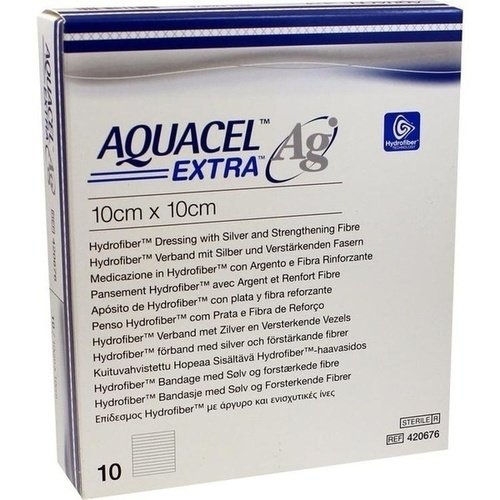 Aquacel AG Extra 10x10cm Kompressen 10 ST PZN 09508504 - PK/10