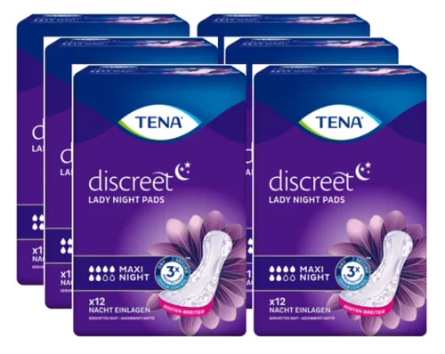 Tena Lady Discreet maxi night - 12 Einlagen - PZN 15246379