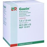 Gazin Mullkomp. 7,5x7,5cm steril 8fach 25x2 ST PZN 03449019 - PK/50